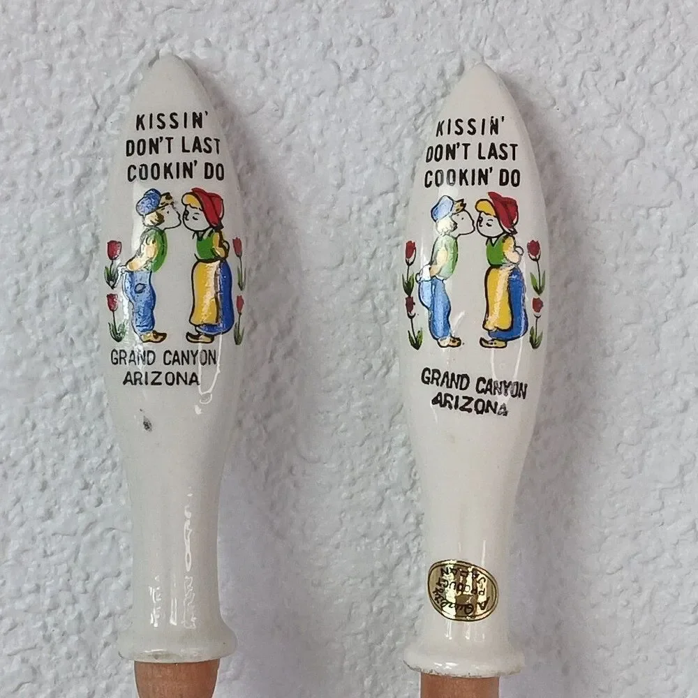 Kissing Don’t Last Cooking Do Grand Canyon Porcelain Kitchen Knife and Spoon Set